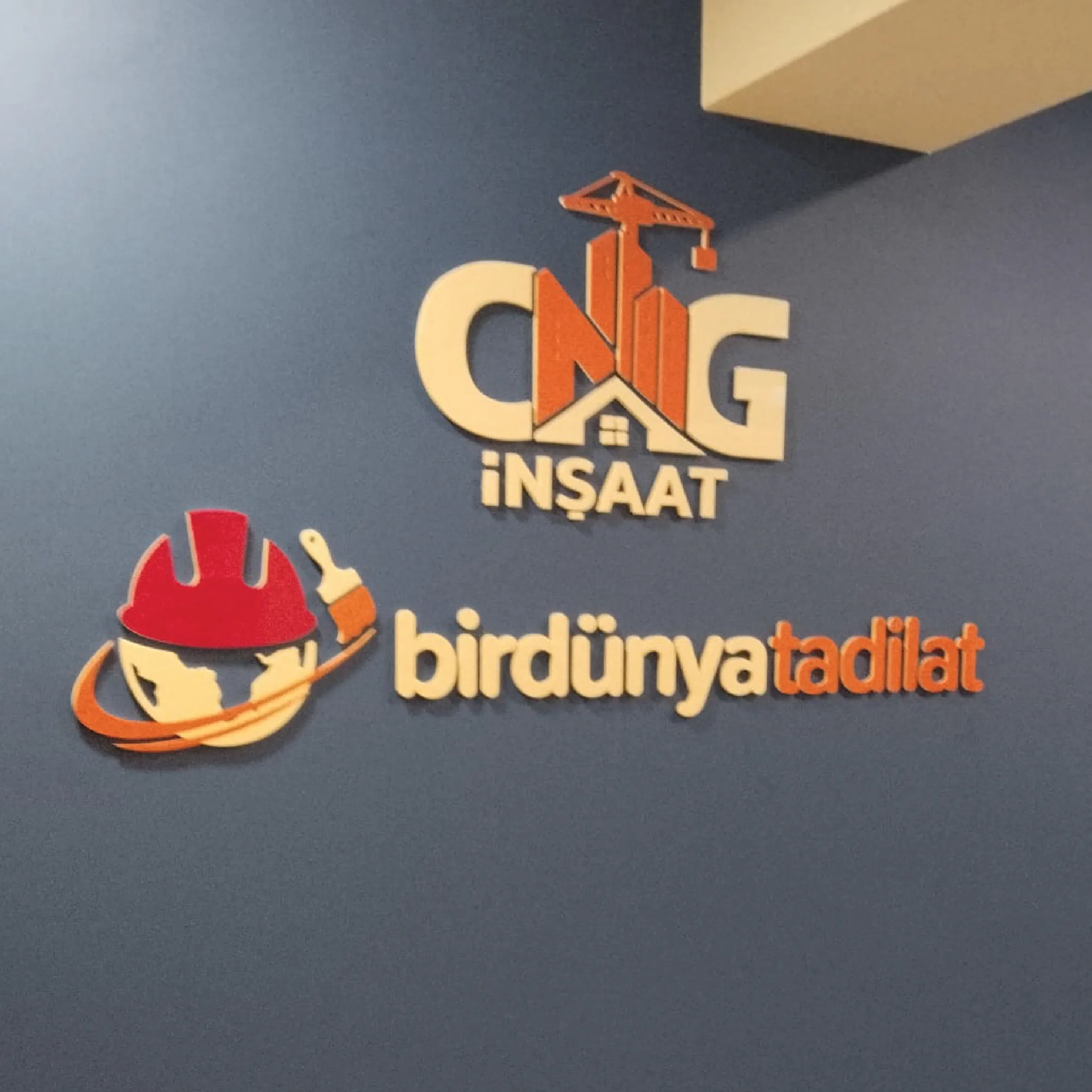 CNG İnşaat — CNC Harf Kesim